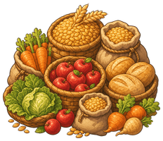 Food found on an island